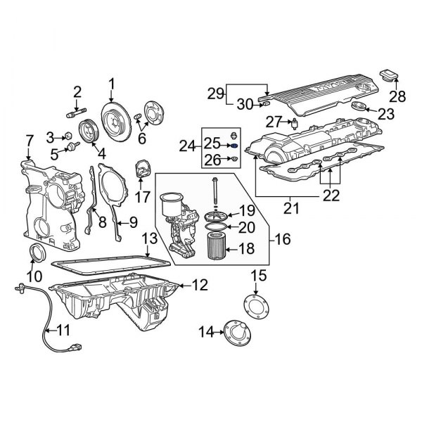 Engine Valve Cover Washer