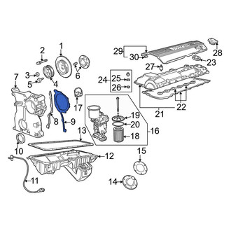 BMW OE - Left Engine Timing Cover Gasket