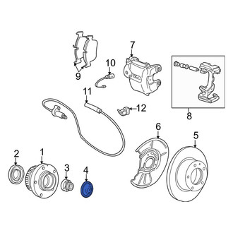 BMW OE - Wheel Bearing Dust Cap