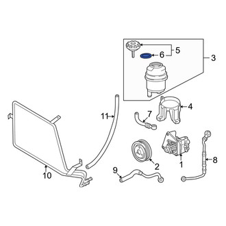 BMW OE - Power Steering Reservoir Cap Seal