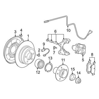 BMW OE - Rear Suspension - Brake Components (M Coupe / M Roadster)