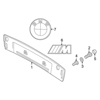 BMW OE - Trunk Lid - Exterior Trim (M Roadster)