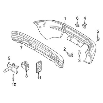 BMW OE - Rear Bumper - Bumper & Components (M Coupe / M Roadster)