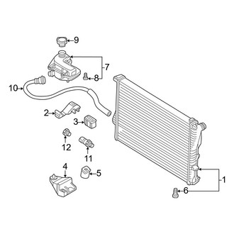 BMW OE - Cooling - Radiator & Components (2.5L)