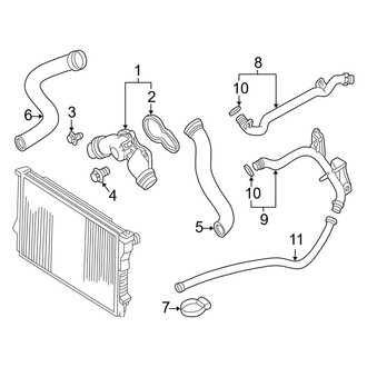 BMW OE - Cooling - Hoses & Pipes (2.5L)