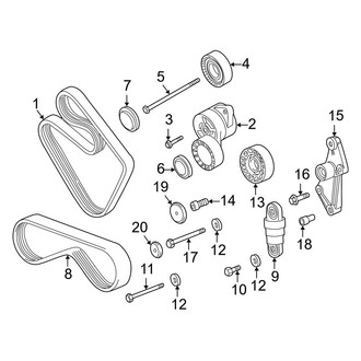 BMW OE - Cooling - Belts & Pulleys (2.5L)