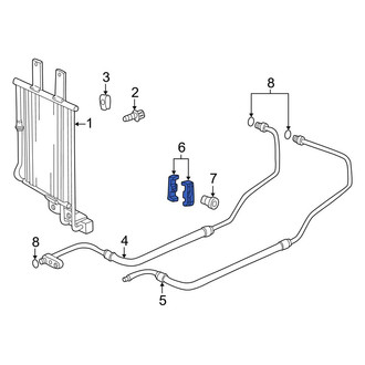 BMW OE - Automatic Transmission Oil Cooler Bracket
