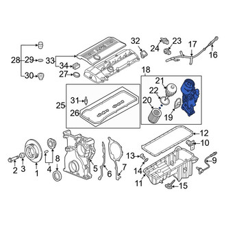 BMW OE - Engine Oil Filter Housing