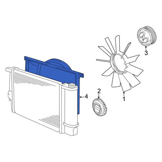 BMW OE - Engine Cooling Fan Shroud