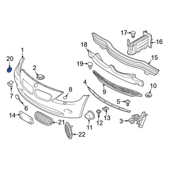 BMW OE - Front Bumper Cover Emblem