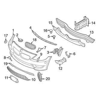 BMW OE - Front Bumper & Grille - Bumper & Components (M Coupe / M Roadster)