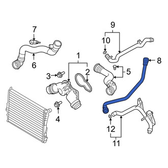 BMW OE - Engine Coolant Reservoir Hose