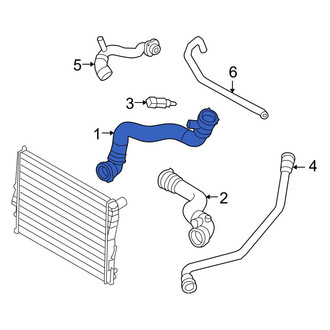 BMW OE - Upper Radiator Coolant Hose