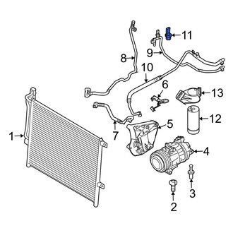 BMW OE - A/C Refrigerant Pressure Sensor