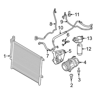 BMW OE - Air Conditioner & Heater - Condenser, Compressor & Lines