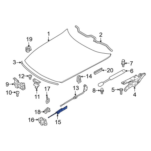 Hood Release Cable