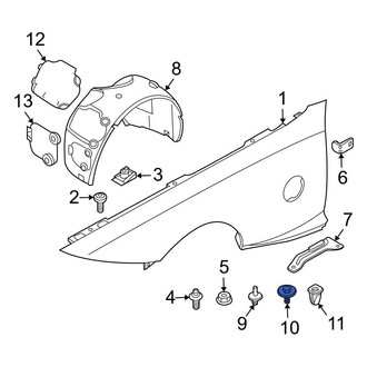 BMW OE - Fender Liner Bolt