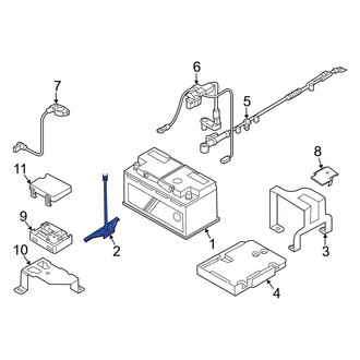 BMW OE - Battery Hold Down