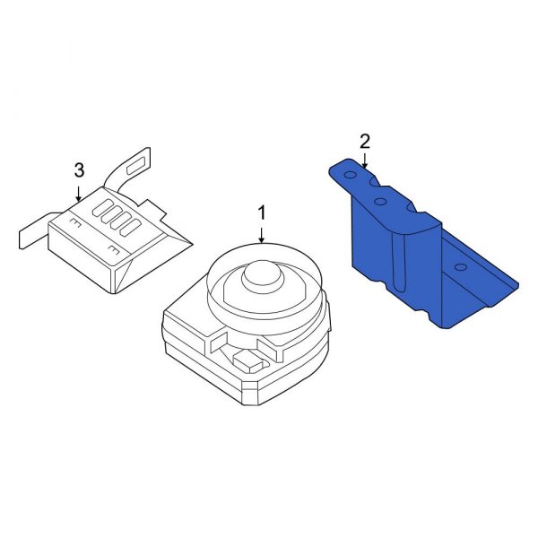 Anti-Theft Alarm Siren Bracket