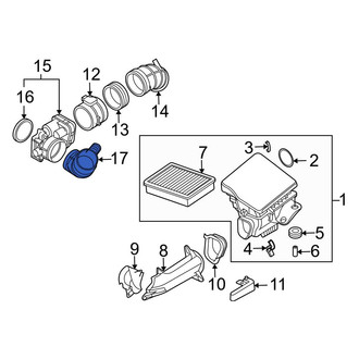 BMW OE - Engine Air Intake Hose
