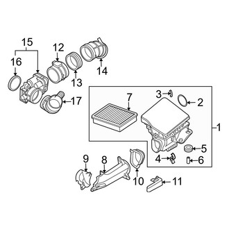 BMW OE - Engine - Air Inlet (2.5L)