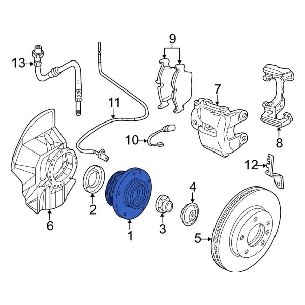 Wheel Bearing and Hub Assembly