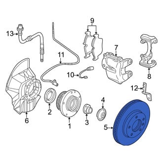 BMW OE - Rear Left Disc Brake Rotor
