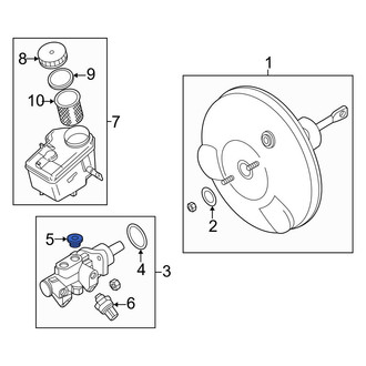 BMW OE - Brake Master Cylinder Reservoir Gasket