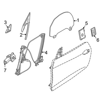 BMW OE - Door - Glass & Hardware (2.5i / 3.0i)