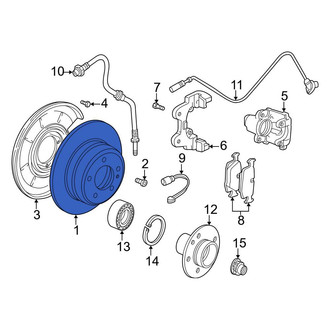 BMW OE - Rear Right Disc Brake Rotor