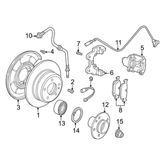 BMW OE - Rear Suspension - Brake Components