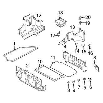 BMW OE - Rear Body & Floor - Interior Trim (2.5i / 3.0i)