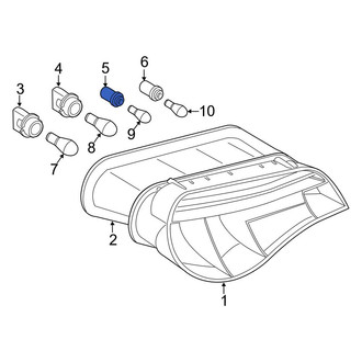 BMW OE - Rear Back Up Light Socket