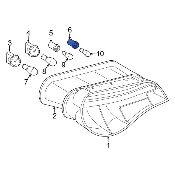 Tail Light Socket