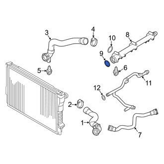 BMW OE - Engine Coolant Pipe O-Ring