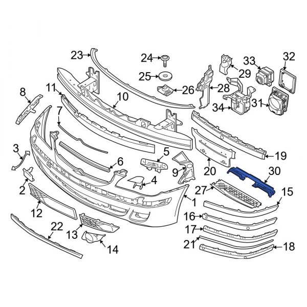 Radiator Support Air Duct