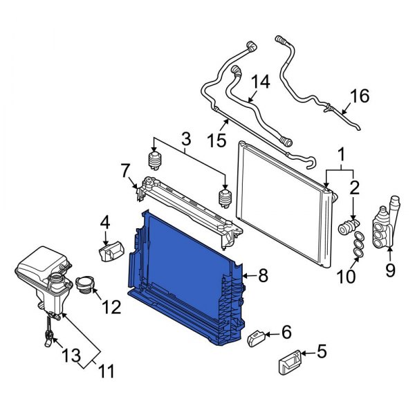 Radiator Support Panel