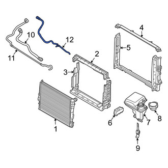 BMW OE - Engine Coolant Overflow Hose