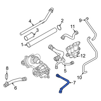 BMW OE - Lower Radiator Coolant Hose