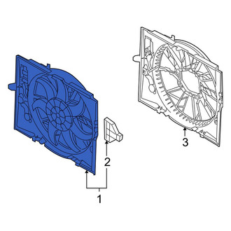 BMW OE - Engine Cooling Fan Assembly