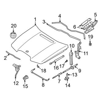 BMW OE - Hood & Grille - Hood & Components