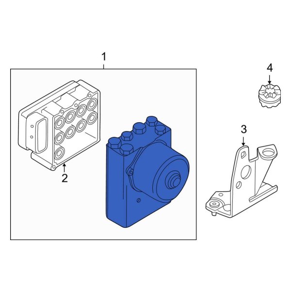 ABS Hydraulic Assembly