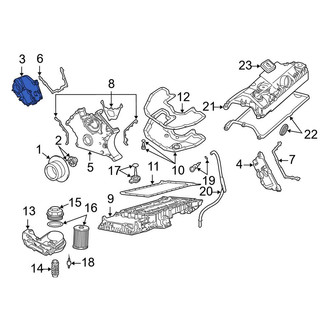 BMW OE - Right Upper Engine Timing Cover