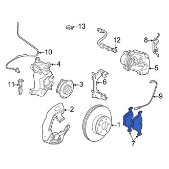 BMW OE - Front Disc Brake Pad Set