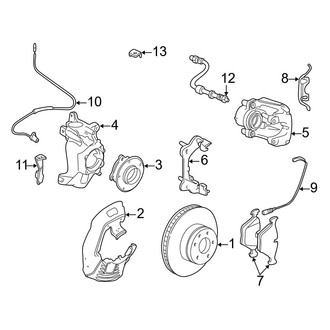 BMW OE - Front Suspension - Brake Components
