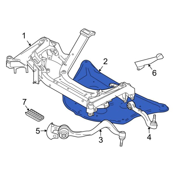 BMW OE 31106769462 Front Engine Mount Heat Shield