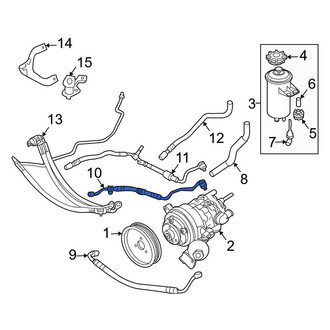 BMW OE - Power Steering Pressure Hose