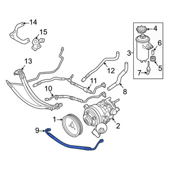 BMW OE - Power Steering Pressure Hose