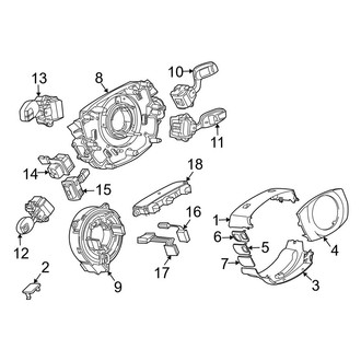 BMW OE - Steering Column - Shroud, Switches & Levers