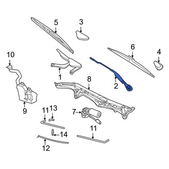 BMW OE - Left Wiper Arm